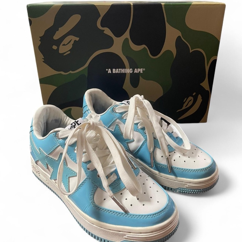 BAPE “Sax” 2022 Blue & White Shoes
